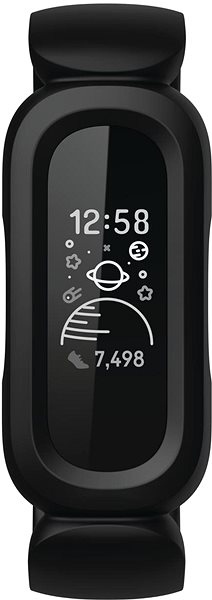 Fitnesstracker Fitbit Ace 3 Black/Racer Red Screen