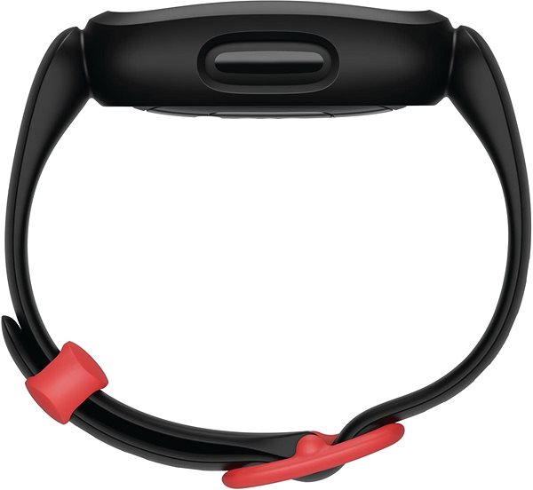 Fitness Tracker Fitbit Ace 3 Black/Racer Red Lateral view