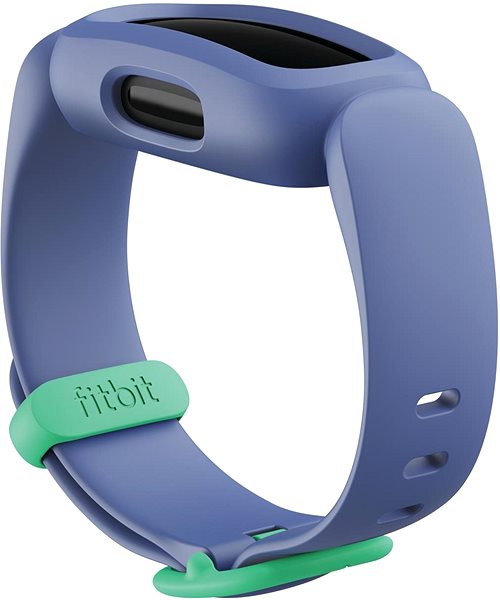 Fitnesstracker Fitbit Ace 3 Cosmic Blue/Astro Green Seitlicher Anblick