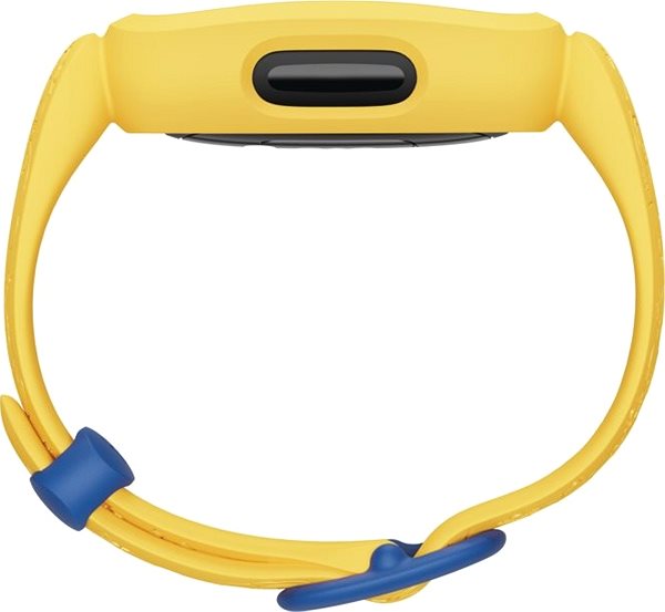 Fitnesstracker Fitbit Ace 3 Schwarz/Minions Gelb Seitlicher Anblick