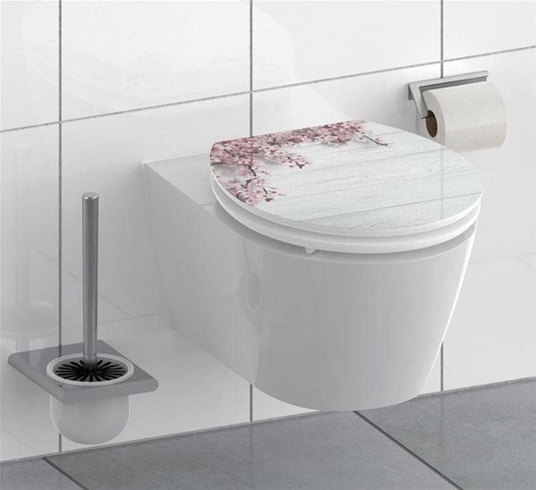 WC doska WC sedadlo SCHÜTTE FLOWERS AND WOOD | MDF HG, Soft Close Lifestyle