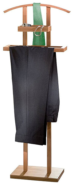 Vešiak na kabáty Zeller Záves na oblek, odev, bambus, 45 × 24 × 111 cm ...