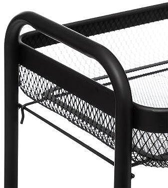 Shelving Unit 5five Simply Smart Mayaj Kitchen Trolley on wheels, 3 levels, black ...