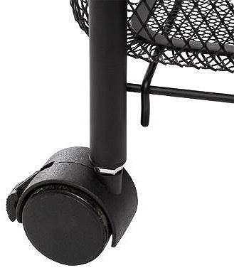 Shelving Unit 5five Simply Smart Mayaj Kitchen Trolley on wheels, 3 levels, black ...