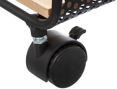 Shelving Unit Atmosphera South bay Rack on wheels, 3 levels, openwork construction ...