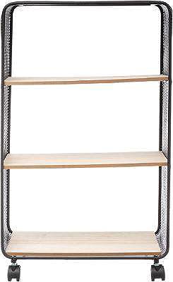 Shelving Unit Atmosphera South bay Rack on wheels, 3 levels, openwork construction ...