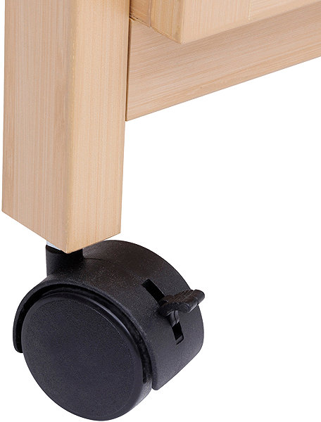 Shelving Unit 5five Simply Smart Cane Kitchen Trolley on wheels 39,6 × 30 × 85,5 cm ...