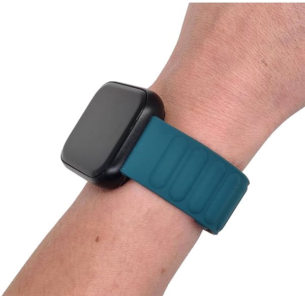 Řemínek Drakero Silikonový MAGNETO pro 22mm Quick Release tyrkysový ...
