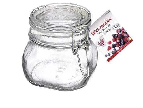 Zavařovací sklenice Westmark s třmenovým uzávěrem a těsněním, 500 ml, 6 ks ...