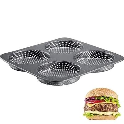 Forma na pečenie Westmark Forma na pečenie, perforovaná na 4 burger – žemle BIG s 12 cm ...