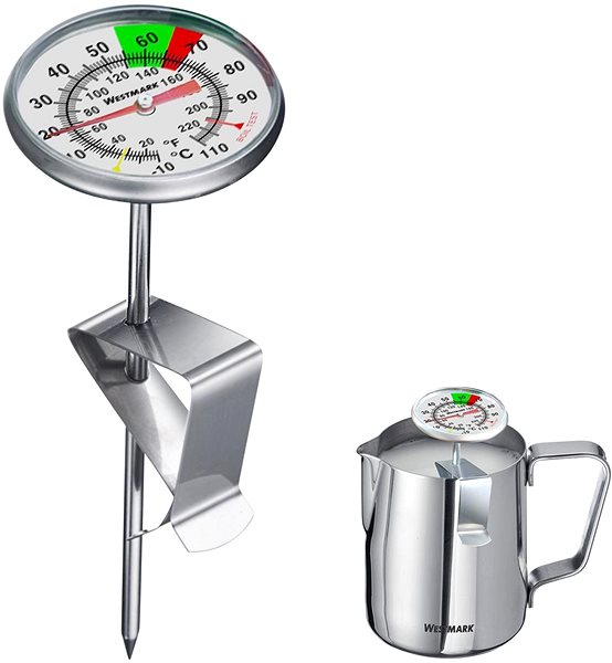 Küchenthermometer WESTMARK Milchthermometer mit Schiebeclip ...