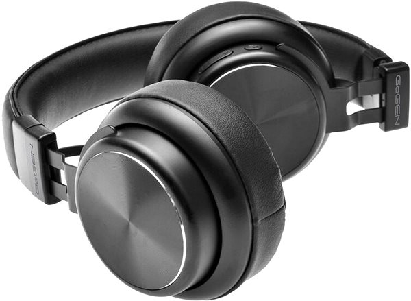 Wireless Headphones Gogen HBTM 92B, Black Lateral view