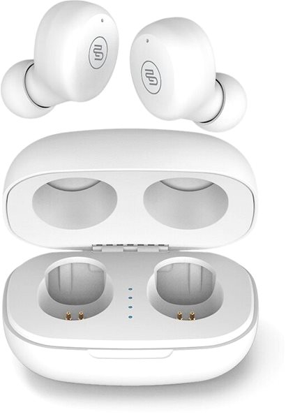 Wireless Headphones Gogen TWS CREW W White Screen