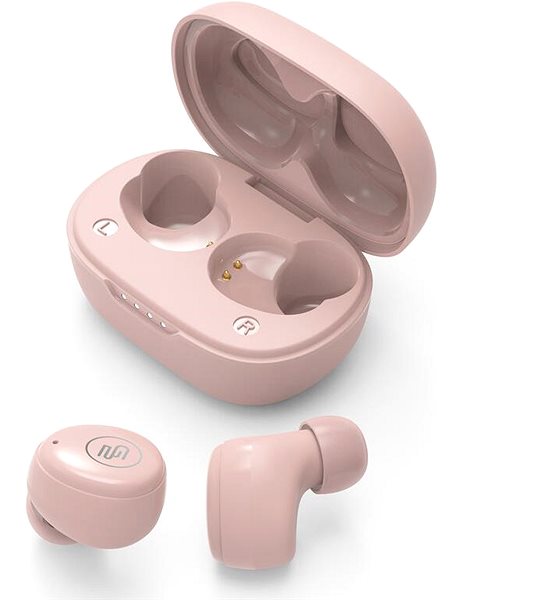 Vezeték nélküli fül-/fejhallgató Gogen TWS BUDDIES evo 2 - rózsaszín ...