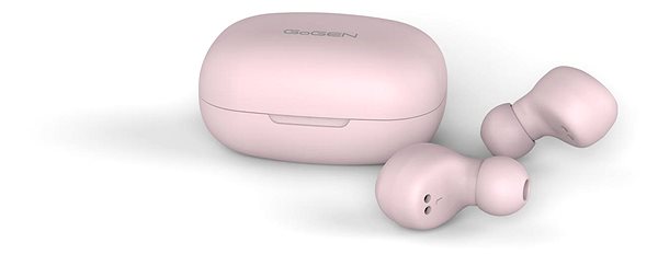 Vezeték nélküli fül-/fejhallgató Gogen TWS CREW P evo 2 rózsaszín ...