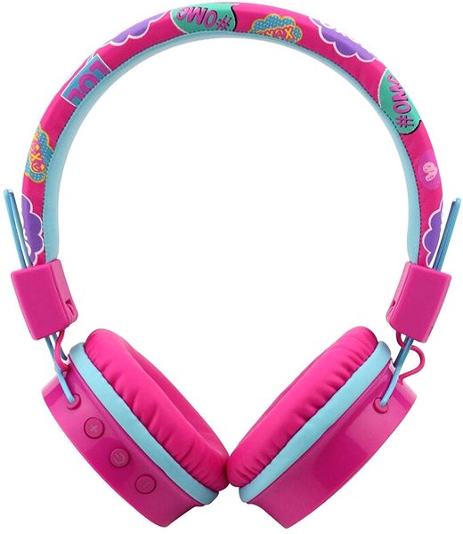 Wireless Headphones Gogen HBTM 32P, Pink Screen