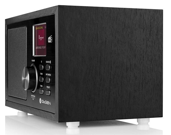 Radio Gogen DAB 620 BTCB with DAB+ certification Lateral view
