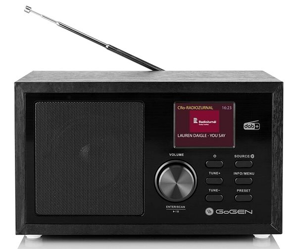 Radio Gogen DAB 620 BTCB with DAB+ certification Screen