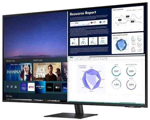 LCD Monitor 43“ Samsung Smart Monitor M7 Screen