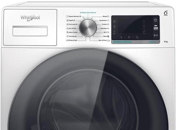 Steam Washing Machine WHIRLPOOL W6 W945WB EE Features/technology