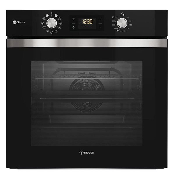 Oven & Cooktop Set INDESIT IFWS 4841 JH BL + INDESIT RI 261 X Screen