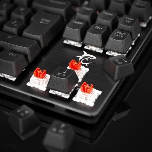Gaming-Tastatur White Shark SPARTAN-X - US Mermale/Technologie