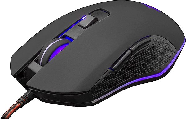 Gaming-Maus White Shark CYRUS Gaming Mouse Seitlicher Anblick