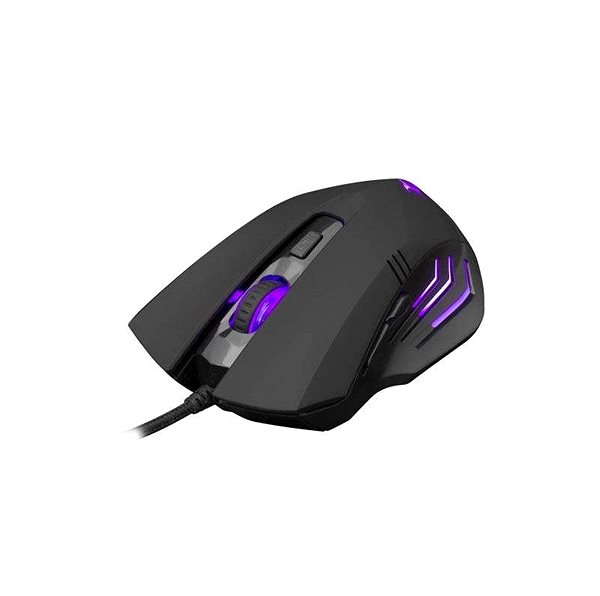 Gaming-Maus White Shark HANNIBAL-2 BLACK Gaming Mouse Seitlicher Anblick