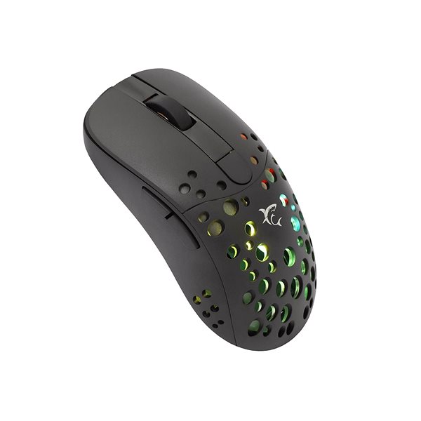 Gaming Mouse White Shark TRISTAN Black Lateral view