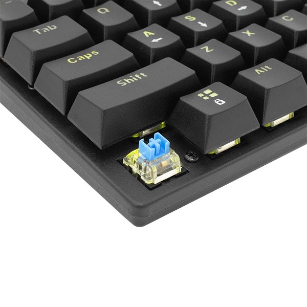 Gaming-Tastatur White Shark COMMANDOS ELITE BLUE - US Mermale/Technologie