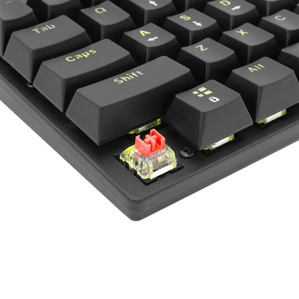 Gaming-Tastatur White Shark COMMANDOS ELITE RED - US Mermale/Technologie