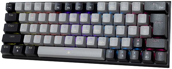 Gaming Keyboard White Shark WAKIZASHI 2, red SW, grey-black - CZ/SK ...