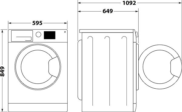 Clothes Dryer WHIRLPOOL FFT M11 82 EE R Technical draft