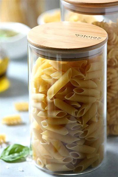 WILMAX bamboo lid 1500 ml jar.