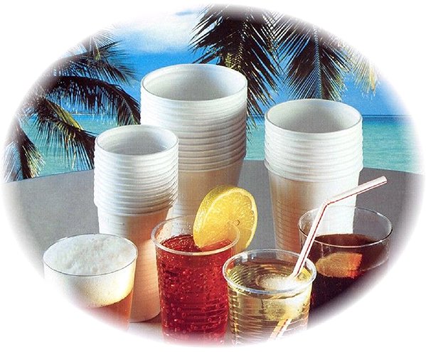 Trinkbecher Wimex Kunststoffbecher 0,5 l, Durchmesser 95 mm, weiß - 50 Stück ...