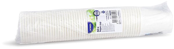 Trinkbecher Wimex Pappbecher 200 ml, Durchmesser 73 mm, weiß - 50 Stk ...