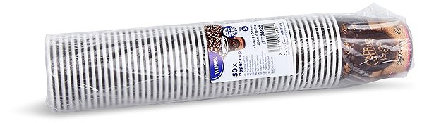 Trinkbecher Wimex Coffee to go Pappbecher 200 ml, Durchmesser 73 mm - 50 Stk. ...