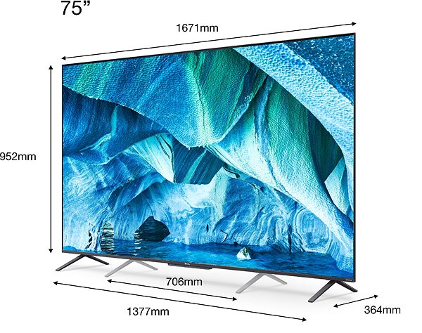 Television 75“ TCL 75C725 Technical draft