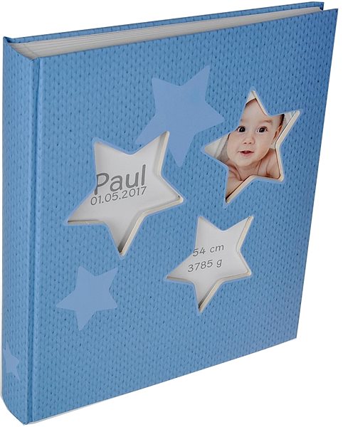 Photo Album Walther Stars Blue Lateral view