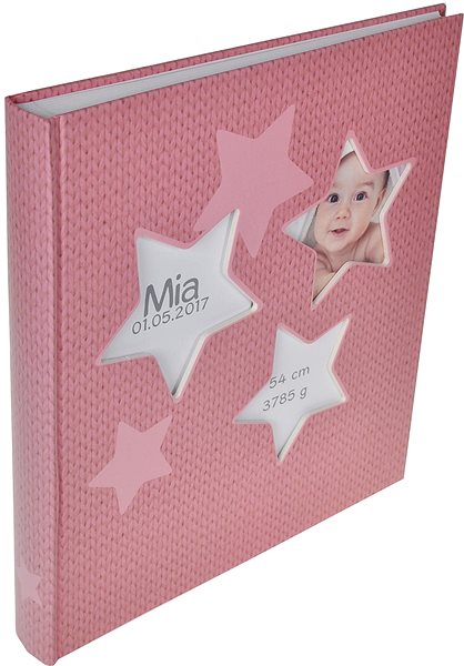 Photo Album Walther Pink Stars Lateral view