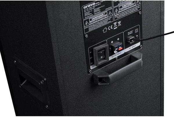Bluetooth-Lautsprecher Orava Crater XXL Anschlussmöglichkeiten (Ports)