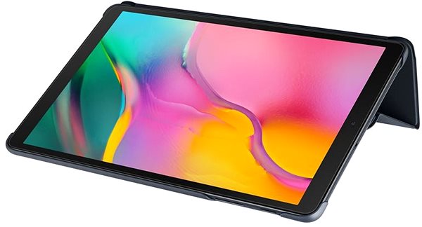 Tablet tok Samsung flip tok Galaxy Tab A 2019 készülékhez, fekete Lifestyle