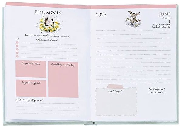 Határidőnapló Wrendale Designs Napló 2026 rókák ...