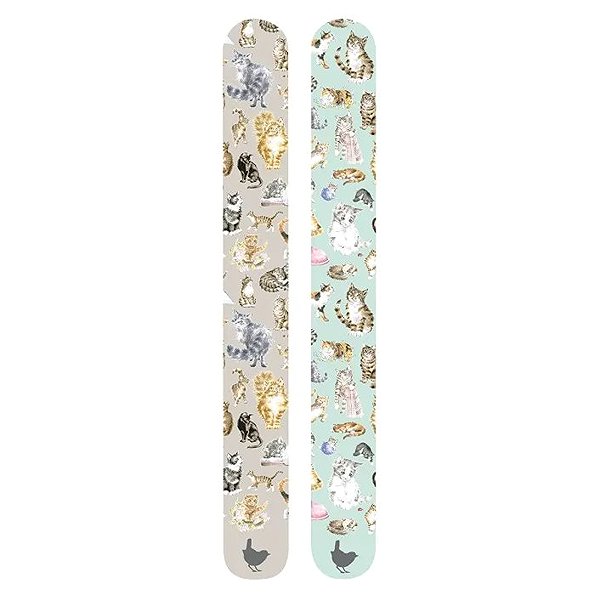 Wrendale Designs Set of 2 Nail Files Cats.
