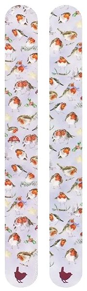 Wrendale Designs Christmas Robins nail file set (2pcs).