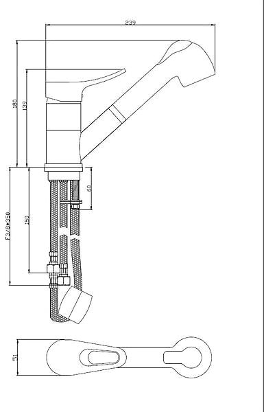 Tap EISL Verona-S Glossy Chrome Technical draft