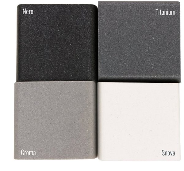 Granite Sink GRANISIL Vivaldi 1000.10 Croma Features/technology