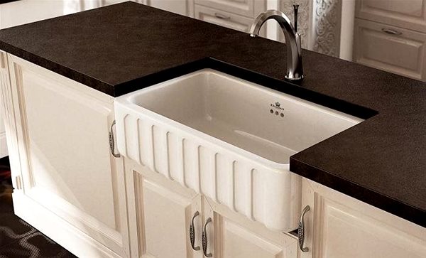 Ceramic Sink CHAMBORD Louis 595 White ...