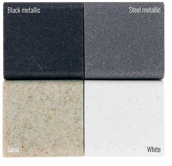 Granite Sink MARMORIN Tellur 590.5E, Grey ...