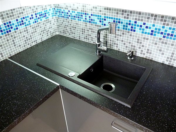 Granite Sink MARMORIN Ervil 780.0E, Black ...